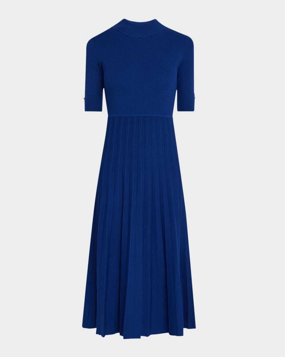 The Kamala Pleated Midi Dress